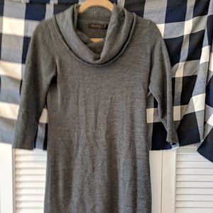 Gray Midi Sweater Dress from the Limited